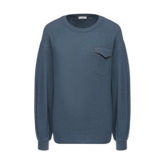 Кашемировый пуловер с накладным карманом Brunello Cucinelli
