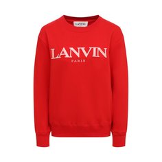 Хлопковый свитшот Lanvin