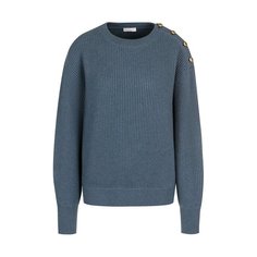 Кашемировый пуловер с контрастными пуговицами Brunello Cucinelli