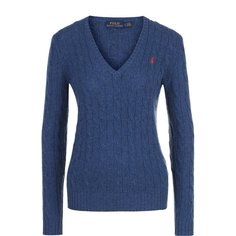 Пуловер фактурной вязки с V-образным вырезом Polo Ralph Lauren