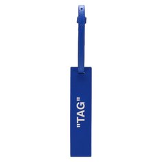 Кожаный брелок Off-White