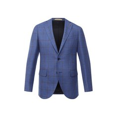 Пиджак из шерсти и шелка Sartoria Latorre