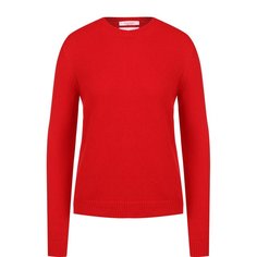 Однотонный кашемировый пуловер с круглым вырезом Valentino