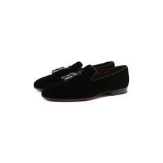 Текстильные лоферы Santoni