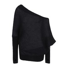 Однотонный пуловер с открытым плечом Tom Ford