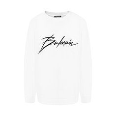 Хлопковый пуловер Balmain