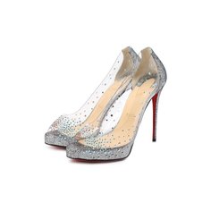 Комбинированные туфли Very Strass Pvc 120 Christian Louboutin