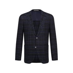 Пиджак из шерсти и шелка Corneliani