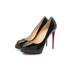 Кожаные туфли New Very Prive 120 Christian Louboutin