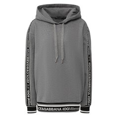 Хлопковый пуловер с капюшоном Dolce & Gabbana