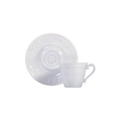 Кофейная чашка с блюдцем Louvre Bernardaud