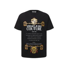 Хлопковая футболка Versace Jeans Couture