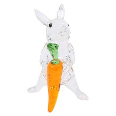 Скульптура Rabbit with carrot Swarovski
