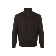 Бомбер из кашемира и шерсти Emporio Armani