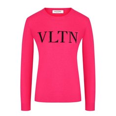 Пуловер из смеси шерсти и кашемира с логотипом бренда Valentino