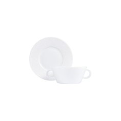 Бульонница с блюдцем Ecume White Bernardaud