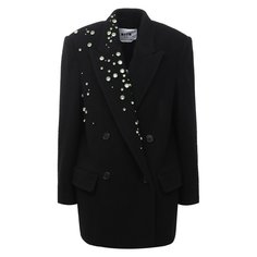 Шерстяное пальто MSGM