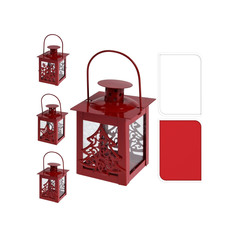 Подсвечник-фонарь Koopman 7,5х10,5 см в ассортименте