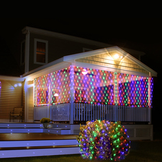 Электрогирлянда-конструктор Vegas Сеть 144 разноцветных LED 1,2х1,5 м