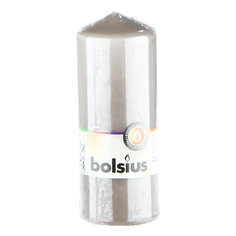 Свеча декоративная Bolsius 15х6 см warm grey