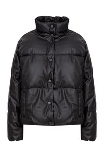 Утепленная куртка из экокожи с объемным воротом Vero Moda