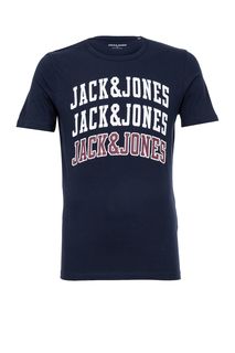 Хлопковая футболка с круглым вырезом Jack & Jones