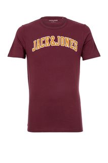 Хлопковая футболка с круглым вырезом Jack & Jones