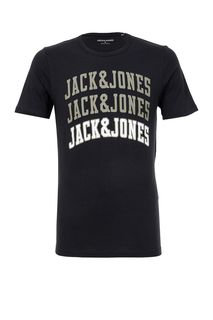 Хлопковая футболка с круглым вырезом Jack & Jones