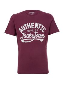 Хлопковая футболка с короткими рукавами Jack & Jones