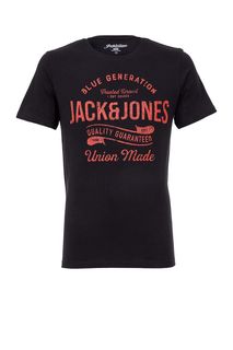 Хлопковая футболка с короткими рукавами Jack & Jones