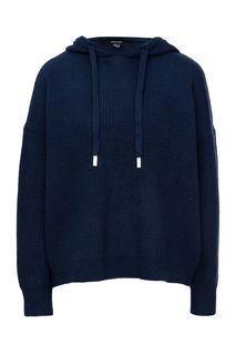 Джемпер синего цвета с капюшоном Vero Moda