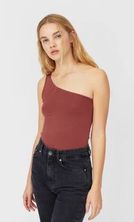 Stradivarius Топ Асимметричного Кроя Женская Коллекция Multicolor S