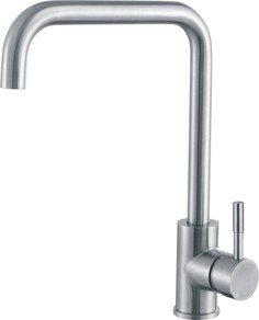 Смеситель для кухни Haiba HB71304-4 с гайкой, сталь