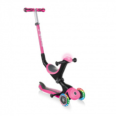 Самокат Globber Go Up Deluxe Play Light розовый