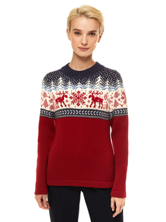 Джемпер женский Scandica Forest красный 42/176