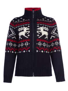 Кардиган детский Scandica, 730-2ZR-04-25-B, темно-синий, 122-128