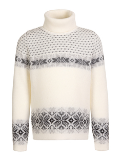 Свитер детский Scandica, 3-1-01-TG, белый/серый, 134-140