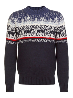 Джемпер детский Scandica, 070-3R-04-25-TB, темно-синий, 140-146