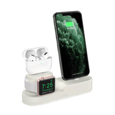 Стенд подставка Deppa для зарядки Apple Watch / iPhone / AirPods, док станция 3-в-1