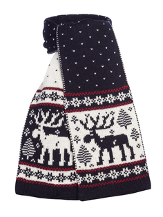 Шарф детский Scandica, 070SCA5X5-007B, темно-синий, One Size