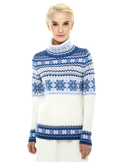 Свитер женский Scandica Voss синий 46/164