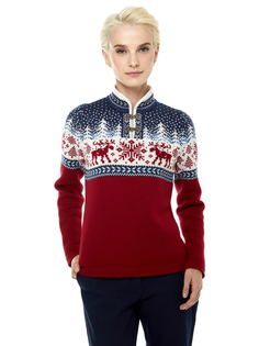 Джемпер женский Scandica Forest красный 42/164