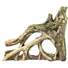 Коряга для аквариума Deksi Коряга 732, пластик, 50х40х10 см