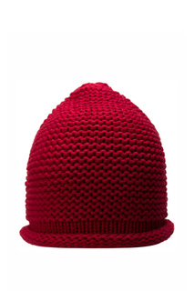 Шапка бини женская Mellizos H5-R206F красная р.56-58