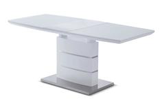 Стол раскладной Verona Glass (140), белый матовый I Modern