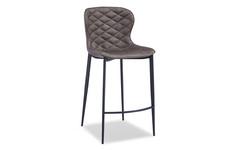 Стул полубарный Peggy (65), матовый коричневый/черный I Modern