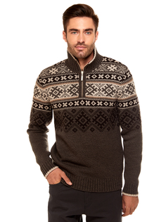 Джемпер мужской Scandica Cross серый 50/182