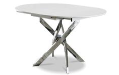 Стол раскладной Charly 100-129, белый/хром I Modern