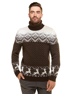 Свитер мужской Scandica Reins коричневый 44/176