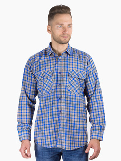 Рубашка мужская DAIROS GD81100370 синяя 4XL